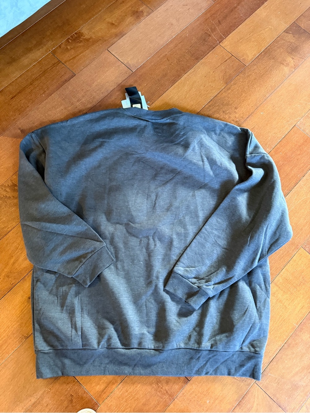 NWT Philadelphia Eagles Crewneck Sweatshirt - Charcoal Gray with Green Logo XXL - Picture 4 of 4